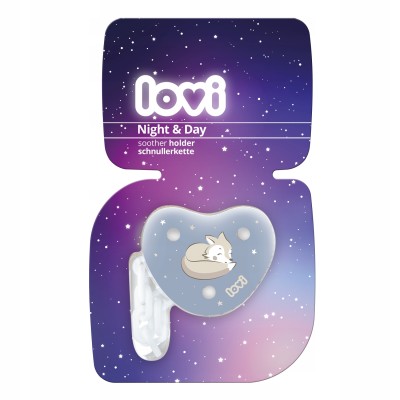 Łańcuszek do smoczka zawieszka klips LOVI Night&Day Boy 10/893_boy Łańcuszek do smoczka zawieszka klips LOVI Night&Day Boy 10/893_boy