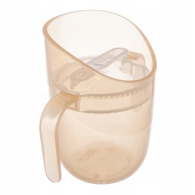 Kubek treningowy LOVI Genius 150 ml Nude z uchwytami 6m+ 35/368_bei Kubek treningowy LOVI Genius 150 ml Nude z uchwytami 6m+ 35/368_bei