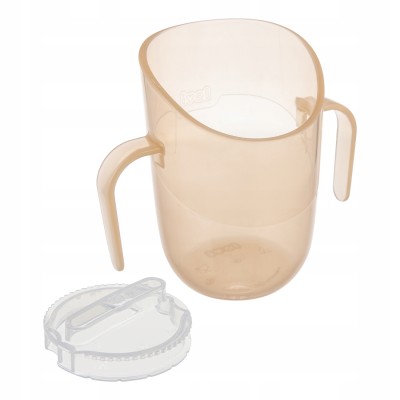 Kubek treningowy LOVI Genius 150 ml Nude z uchwytami 6m+ 35/368_bei Kubek treningowy LOVI Genius 150 ml Nude z uchwytami 6m+ 35/368_bei