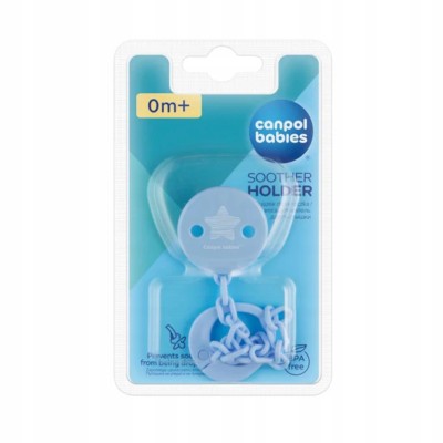 Canpol babies PASTELOVE Łańcuszek do smoczka uspokajającego pastelowy 10890 Canpol babies PASTELOVE Łańcuszek do smoczka uspokajającego pastelowy 10890