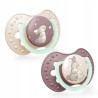 Smoczek silikonowy dynamiczny LOVI 6-18m 2 szt. Night&Day Girl 22/915girl