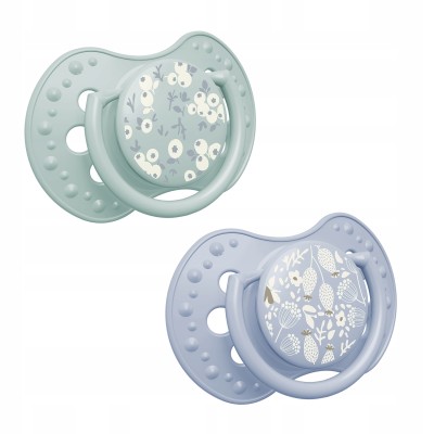 Smoczek silikonowy dynamiczny LOVI 6-18m 2 szt. Blossom Blue 22/923boy Smoczek silikonowy dynamiczny LOVI 6-18m 2 szt. Blossom Blue 22/923boy