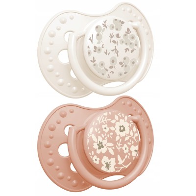 Smoczek silikonowy dynamiczny LOVI 6-18m 2 szt. Blossom Ivory 22/923girl Smoczek silikonowy dynamiczny LOVI 6-18m 2 szt. Blossom Ivory 22/923girl
