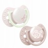 Smoczek silikonowy dynamiczny LOVI 0-2 m 2 szt. Baby Shower Girl 22/900girl