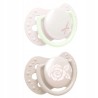 Smoczek silikonowy dynamiczny LOVI 0-2 m 2 szt. Baby Shower Girl 22/900girl