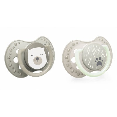 Smoczek silikonowy dynamiczny LOVI 6-18 m 2 szt. Buddy Bear 22/865 Smoczek silikonowy dynamiczny LOVI 6-18 m 2 szt. Buddy Bear 22/865