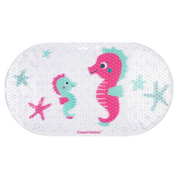 Antypoślizgowa mata do kąpieli Canpol Babies LOVE&SEA 69x38 cm 80/002