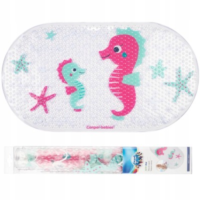 Antypoślizgowa mata do kąpieli Canpol Babies LOVE&SEA 69x38 cm 80/002 Antypoślizgowa mata do kąpieli Canpol Babies LOVE&SEA 69x38 cm 80/002