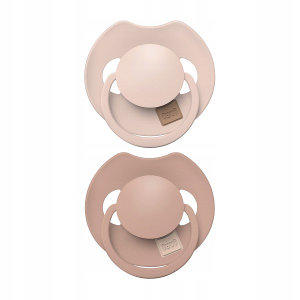 Smoczek silikonowy dynamiczny LOVI Prime 18+m 2 szt Nude/Blush 34/407