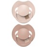 Smoczek silikonowy dynamiczny LOVI Prime 6-18m 2 szt Nude/Blush 34/406