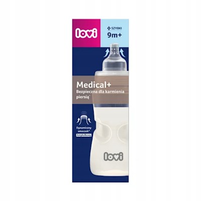 Butelka LOVI Medical+ 330 ml od 9 miesiąca życia 21/561 Butelka LOVI Medical+ 330 ml od 9 miesiąca życia 21/561
