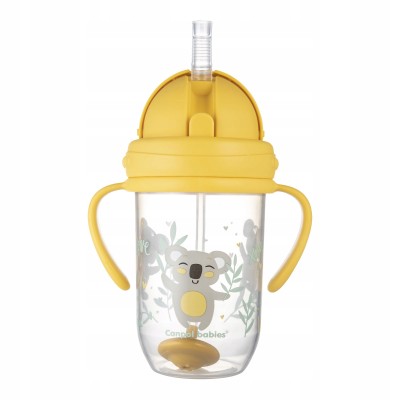 Kubek niekapek z rurką i odważnikiem Canpol babies 270 ml exotic 56/606_yel Kubek niekapek z rurką i odważnikiem Canpol babies 270 ml exotic 56/606_yel