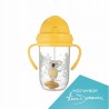 Kubek niekapek z rurką i odważnikiem Canpol babies 270 ml exotic 56/606_yel