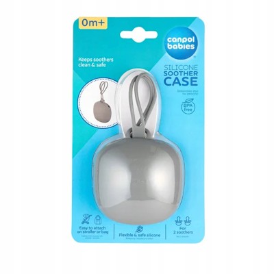 Canpol babies silikonowe etui na smoczki 51/402_grey Canpol babies silikonowe etui na smoczki 51/402_grey