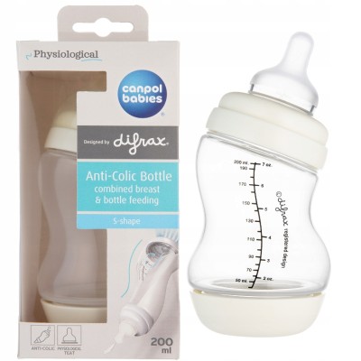 Canpol Babies Butelka Antykolkowa S-Shape Szeroka PP 200 ml 24/201 Canpol Babies Butelka Antykolkowa S-Shape Szeroka PP 200 ml 24/201