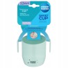 Kubek treningowy Canpol babies 180ml turkusowy 12m+ bez BPA uchwyty 74/060
