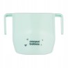 Kubek treningowy Canpol babies 180ml turkusowy 12m+ bez BPA uchwyty 74/060