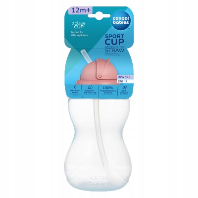 Bidon Canpol babies 370 ml niebieski, rurka silikonowa, bez BPA 56/113_blu2 Bidon Canpol babies 370 ml niebieski, rurka silikonowa, bez BPA 56/113_blu2