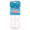 Canpol babies Bidon 370 ml różowy z rurką silikonową - szczelny i wygodny