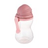 Canpol babies Bidon 370 ml różowy z rurką silikonową - szczelny i wygodny