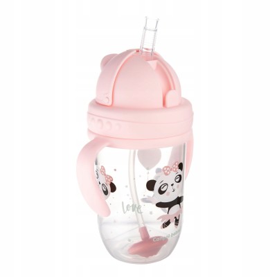 Kubek niekapek Canpol babies 270 ml z rurką i odważnikiem EXOTIC ANIMALS Kubek niekapek Canpol babies 270 ml z rurką i odważnikiem EXOTIC ANIMALS