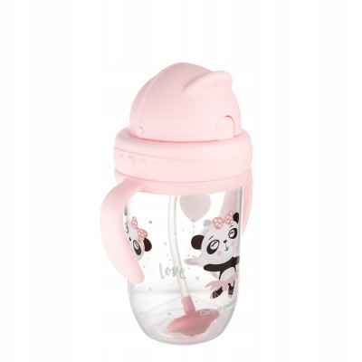 Kubek niekapek Canpol babies 270 ml z rurką i odważnikiem EXOTIC ANIMALS Kubek niekapek Canpol babies 270 ml z rurką i odważnikiem EXOTIC ANIMALS