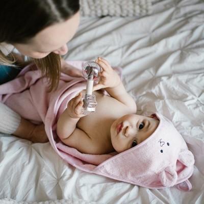 Mata tytuł: Bambusowe okrycie kąpielowe z kapturkiem dla niemowląt – miękkie, hipoalergiczne, 100x100 cm Mata tytuł: Bambusowe okrycie kąpielowe z kapturkiem dla niemowląt – miękkie, hipoalergiczne, 100x100 cm