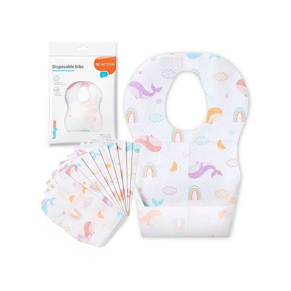 Śliniaki jednorazowe Babyono 10szt 878