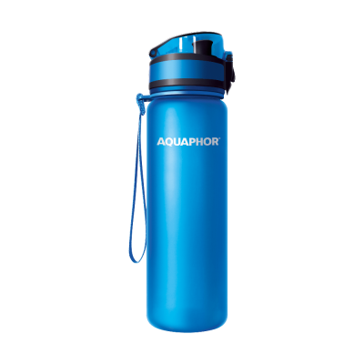 Bidon filtrujący wodę dla dzieci i rodziców AQUAPHOR 0,5 l – bez BPA, do szkoły i podróży