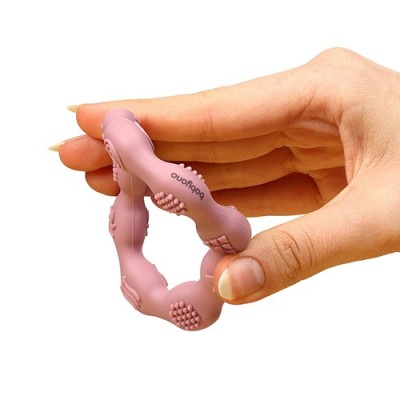Babyono RING – silikonowy gryzak dla niemowląt | Bezpieczny, chłodzący, od 0m+