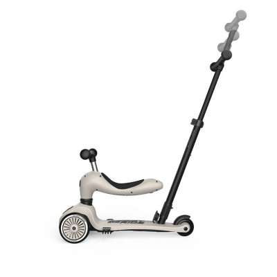 Scoot & Ride Highwaykick 1 Push and Go 2w1 – jeździk i hulajnoga z rączką, dla spacerów i zabawy w domu i na zewnątrz Scoot & Ride Highwaykick 1 Push and Go 2w1 – jeździk i hulajnoga z rączką, dla spacerów i zabawy w domu i na zewnątrz