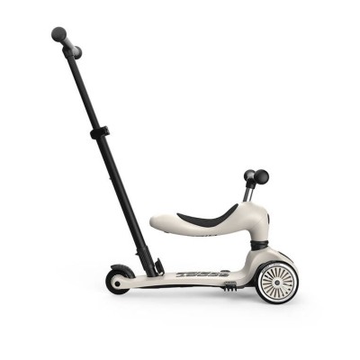 Scoot & Ride Highwaykick 1 Push and Go 2w1 – jeździk i hulajnoga z rączką, dla spacerów i zabawy w domu i na zewnątrz Scoot & Ride Highwaykick 1 Push and Go 2w1 – jeździk i hulajnoga z rączką, dla spacerów i zabawy w domu i na zewnątrz