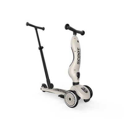 Scoot & Ride Highwaykick 1 Push and Go 2w1 – jeździk i hulajnoga z rączką, dla spacerów i zabawy w domu i na zewnątrz Scoot & Ride Highwaykick 1 Push and Go 2w1 – jeździk i hulajnoga z rączką, dla spacerów i zabawy w domu i na zewnątrz