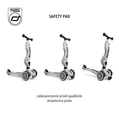 Scoot & Ride Highwaykick 1 Push and Go 2w1 – jeździk i hulajnoga z rączką, dla spacerów i zabawy w domu i na zewnątrz Scoot & Ride Highwaykick 1 Push and Go 2w1 – jeździk i hulajnoga z rączką, dla spacerów i zabawy w domu i na zewnątrz
