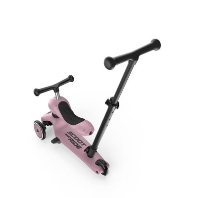 Scoot & Ride Highwaykick 1 Push and Go 2w1 – jeździk i hulajnoga z rączką, dla spacerów i zabawy w domu i na zewnątrz Scoot & Ride Highwaykick 1 Push and Go 2w1 – jeździk i hulajnoga z rączką, dla spacerów i zabawy w domu i na zewnątrz