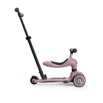 Scoot & Ride Highwaykick 1 Push and Go 2w1 – jeździk i hulajnoga z rączką, dla spacerów i zabawy w domu i na zewnątrz Scoot & Ride Highwaykick 1 Push and Go 2w1 – jeździk i hulajnoga z rączką, dla spacerów i zabawy w domu i na zewnątrz
