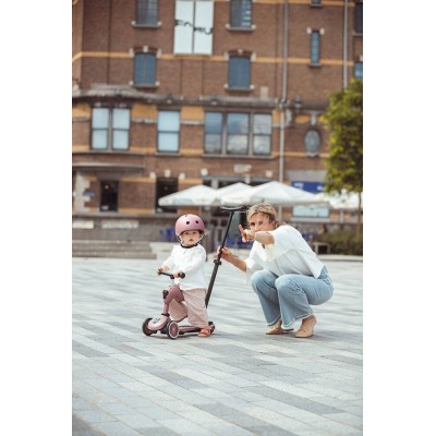 Scoot & Ride Highwaykick 1 Push and Go 2w1 – jeździk i hulajnoga z rączką, dla spacerów i zabawy w domu i na zewnątrz Scoot & Ride Highwaykick 1 Push and Go 2w1 – jeździk i hulajnoga z rączką, dla spacerów i zabawy w domu i na zewnątrz