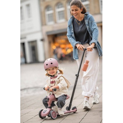 Scoot & Ride Highwaykick 1 Push and Go 2w1 – jeździk i hulajnoga z rączką, dla spacerów i zabawy w domu i na zewnątrz Scoot & Ride Highwaykick 1 Push and Go 2w1 – jeździk i hulajnoga z rączką, dla spacerów i zabawy w domu i na zewnątrz