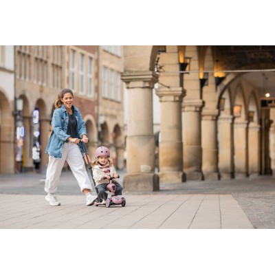Scoot & Ride Highwaykick 1 Push and Go 2w1 – jeździk i hulajnoga z rączką, dla spacerów i zabawy w domu i na zewnątrz Scoot & Ride Highwaykick 1 Push and Go 2w1 – jeździk i hulajnoga z rączką, dla spacerów i zabawy w domu i na zewnątrz