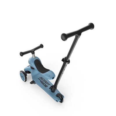 Scoot & Ride Highwaykick 1 Push and Go 2w1 – jeździk i hulajnoga z rączką, dla spacerów i zabawy w domu i na zewnątrz Scoot & Ride Highwaykick 1 Push and Go 2w1 – jeździk i hulajnoga z rączką, dla spacerów i zabawy w domu i na zewnątrz