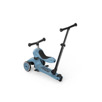 Scoot & Ride Highwaykick 1 Push and Go 2w1 – jeździk i hulajnoga z rączką, dla spacerów i zabawy w domu i na zewnątrz Scoot & Ride Highwaykick 1 Push and Go 2w1 – jeździk i hulajnoga z rączką, dla spacerów i zabawy w domu i na zewnątrz