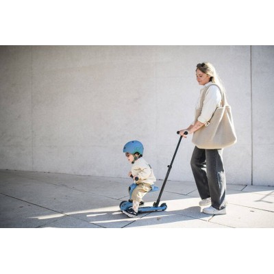 Scoot & Ride Highwaykick 1 Push and Go 2w1 – jeździk i hulajnoga z rączką, dla spacerów i zabawy w domu i na zewnątrz Scoot & Ride Highwaykick 1 Push and Go 2w1 – jeździk i hulajnoga z rączką, dla spacerów i zabawy w domu i na zewnątrz
