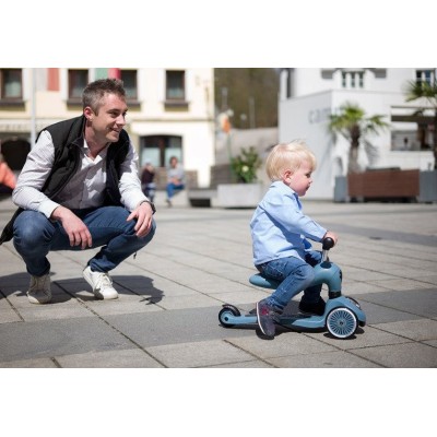 Highwaykick 1 2w1 – hulajnoga i jeździk z regulacją, bezpieczna i wygodna | Scoot & Ride Steel Highwaykick 1 2w1 – hulajnoga i jeździk z regulacją, bezpieczna i wygodna | Scoot & Ride Steel