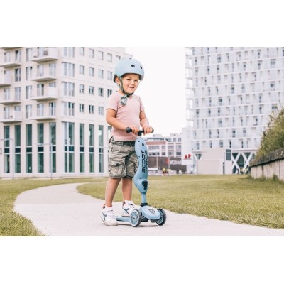 Highwaykick 1 2w1 – hulajnoga i jeździk z regulacją, bezpieczna i wygodna | Scoot & Ride Steel Highwaykick 1 2w1 – hulajnoga i jeździk z regulacją, bezpieczna i wygodna | Scoot & Ride Steel
