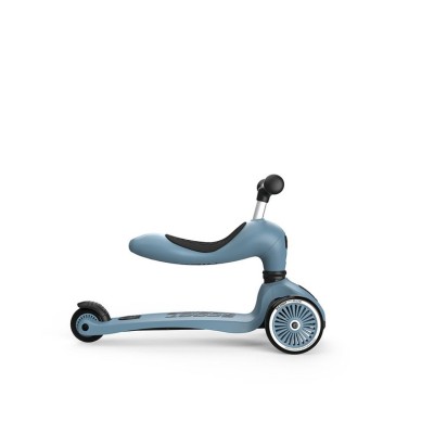 Highwaykick 1 2w1 – hulajnoga i jeździk z regulacją, bezpieczna i wygodna | Scoot & Ride Steel Highwaykick 1 2w1 – hulajnoga i jeździk z regulacją, bezpieczna i wygodna | Scoot & Ride Steel