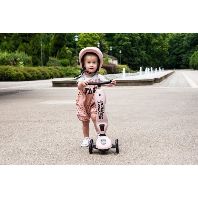 Highwaykick 1 2w1 – hulajnoga i jeździk z regulacją, bezpieczna i wygodna | Scoot & Ride Rose Highwaykick 1 2w1 – hulajnoga i jeździk z regulacją, bezpieczna i wygodna | Scoot & Ride Rose