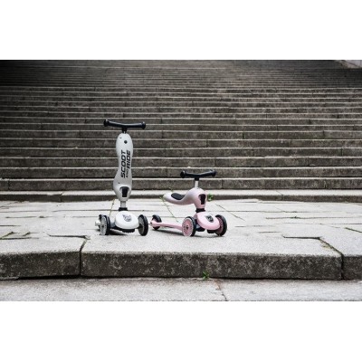 Highwaykick 1 2w1 – hulajnoga i jeździk z regulacją, bezpieczna i wygodna | Scoot & Ride Rose Highwaykick 1 2w1 – hulajnoga i jeździk z regulacją, bezpieczna i wygodna | Scoot & Ride Rose