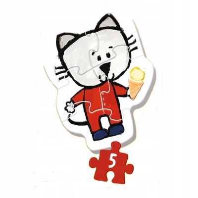 Puzzle Kicia Kocia Baby 4w1 dla dzieci 2+ – Trefl 36088