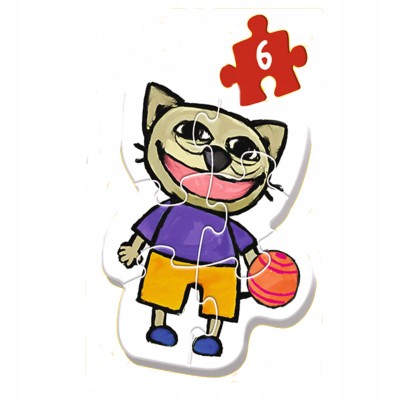 Puzzle Kicia Kocia Baby 4w1 dla dzieci 2+ – Trefl 36088
