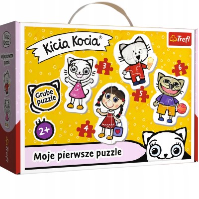 Puzzle Kicia Kocia Baby 4w1 dla dzieci 2+ – Trefl 36088